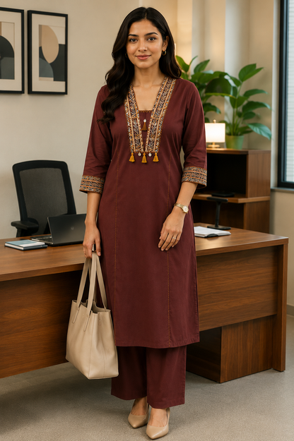 Cord Set (Kalamkari Print)