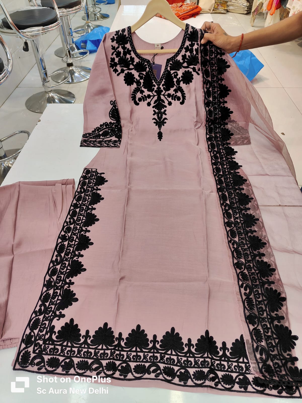 Mal Chanderi Suit Set